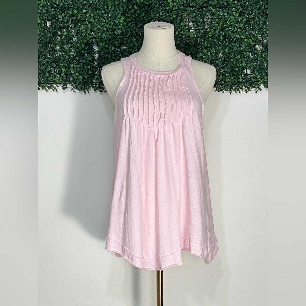 We The Free Go To Town Tank Light Pink Top Small Free People